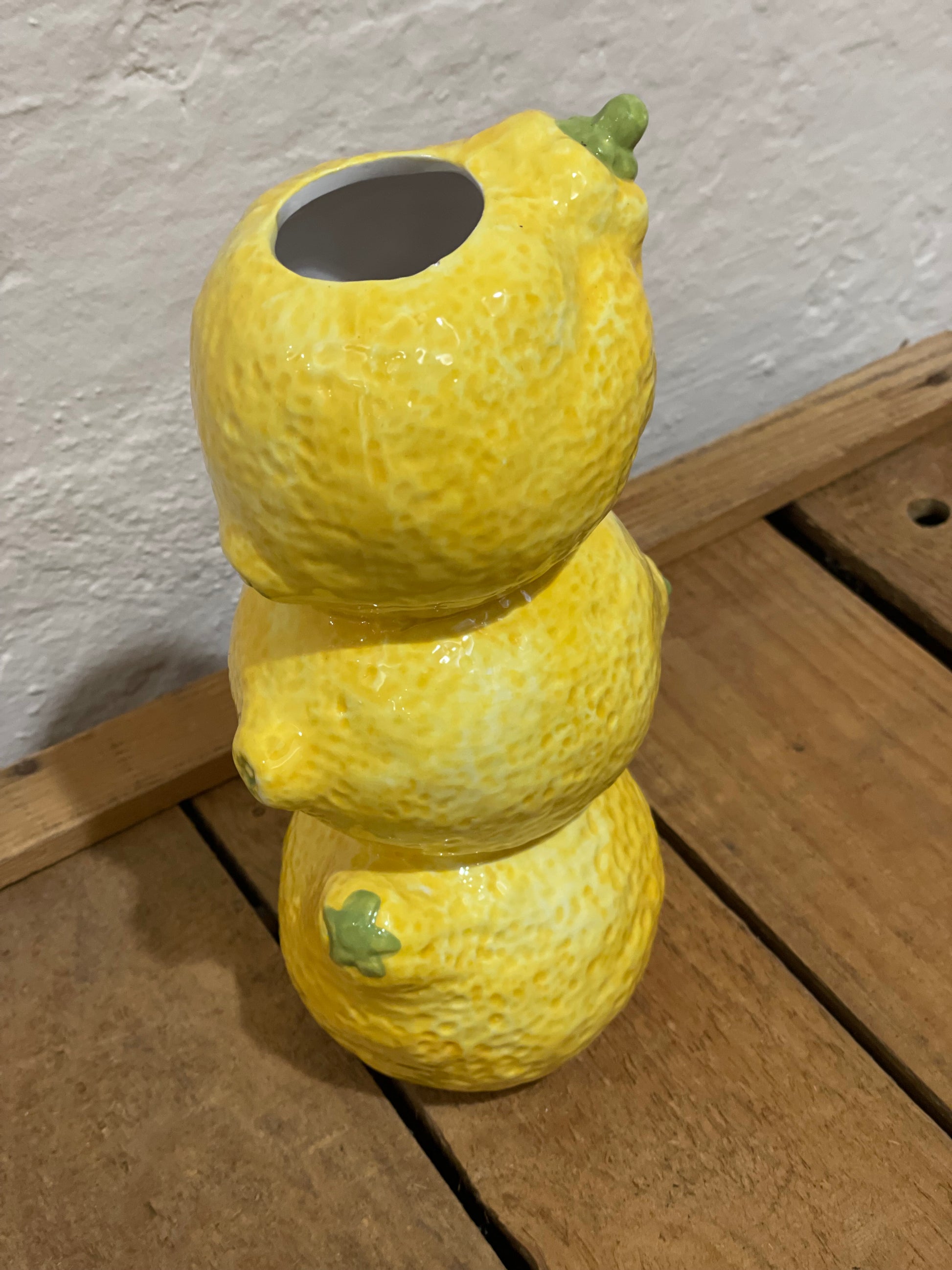 Zitronen-Vase groß