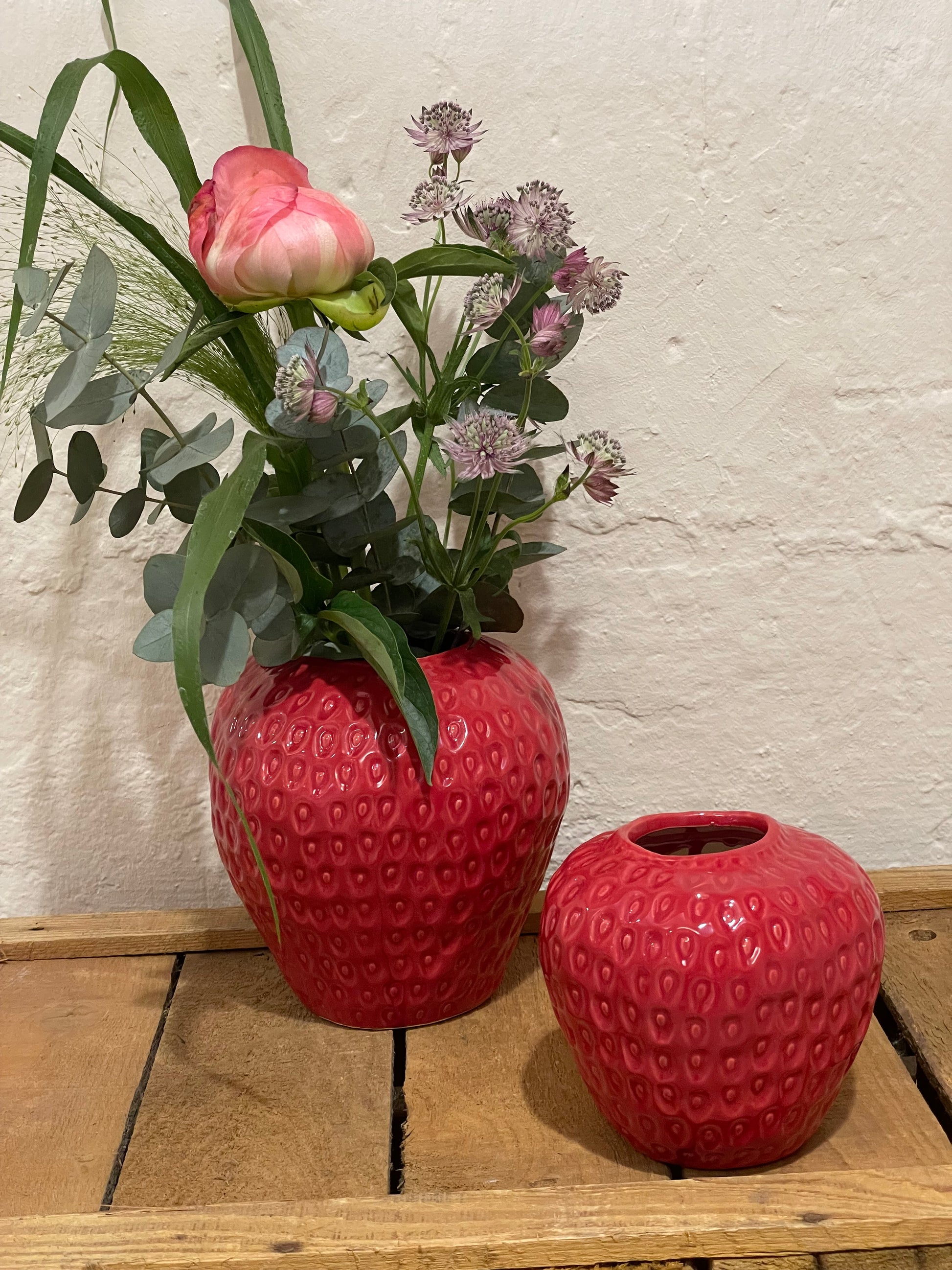 Erdbeer-Vase klein