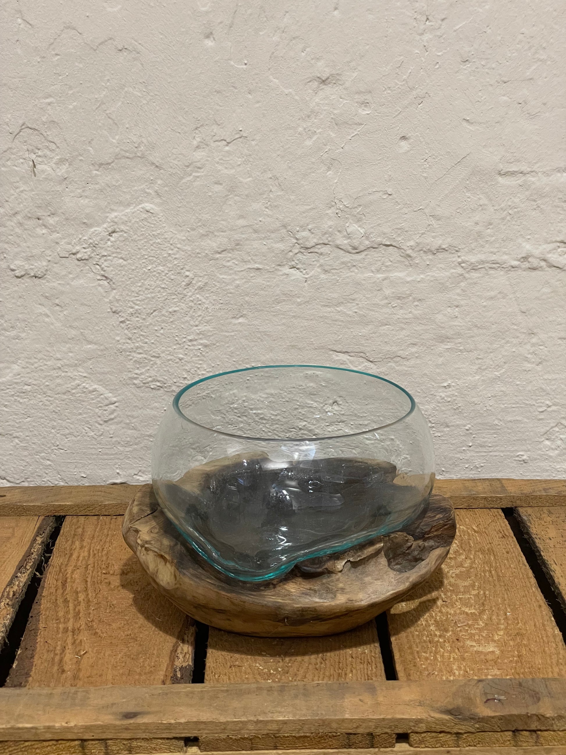 Teak-Holz Deko Schale