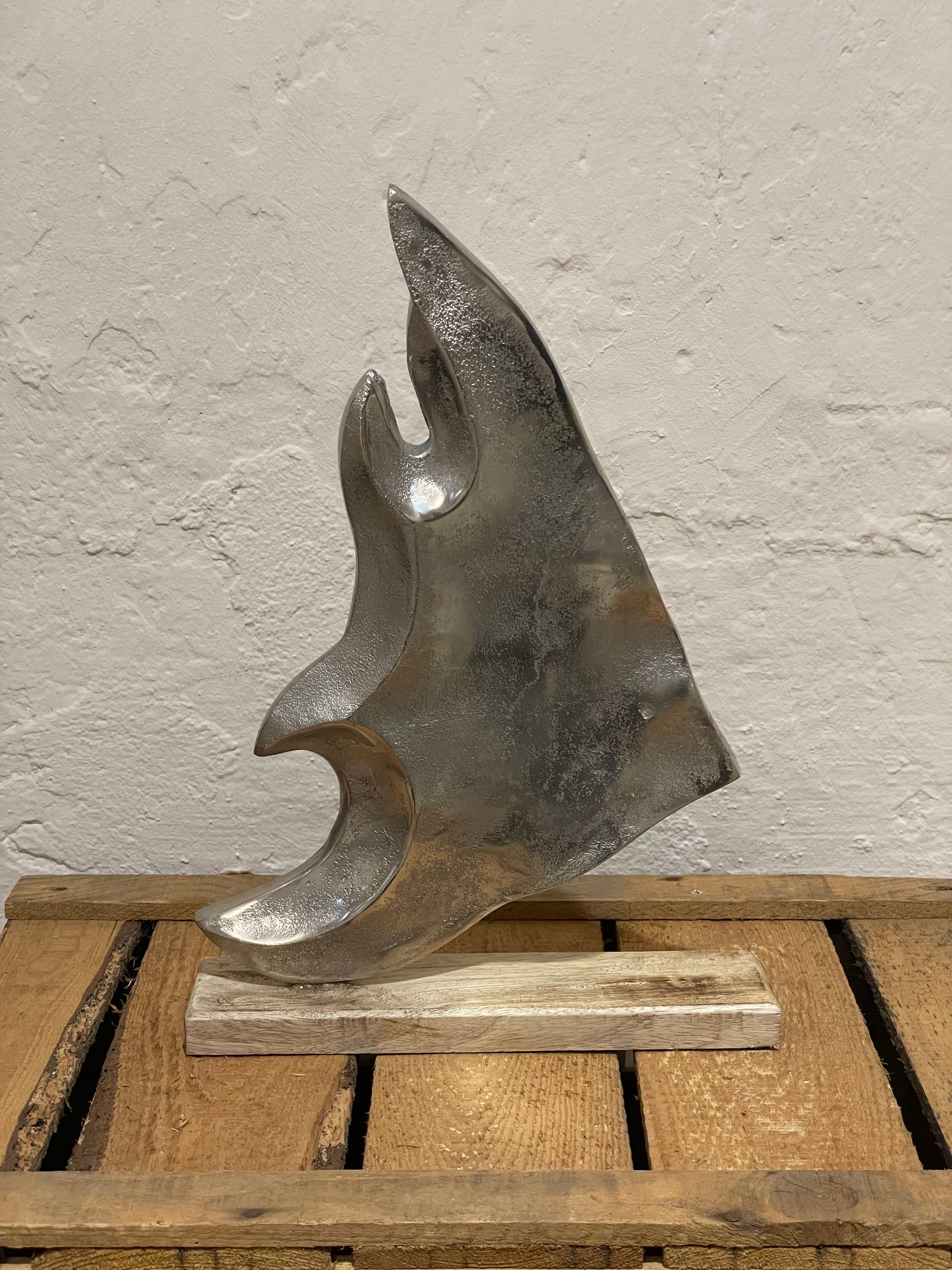 Metallskulptur Schwertfisch klein
