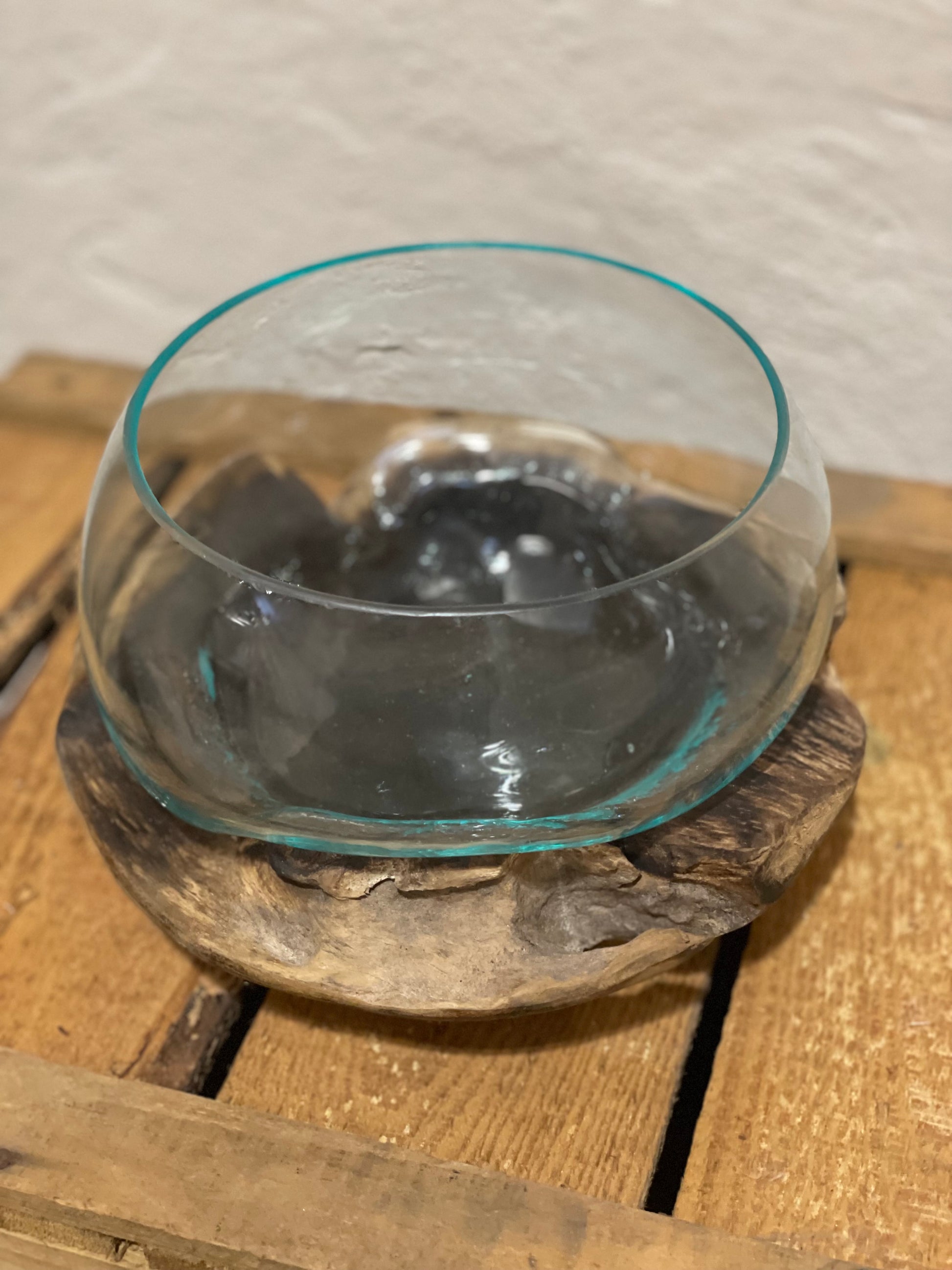 Teak-Holz Deko Schale