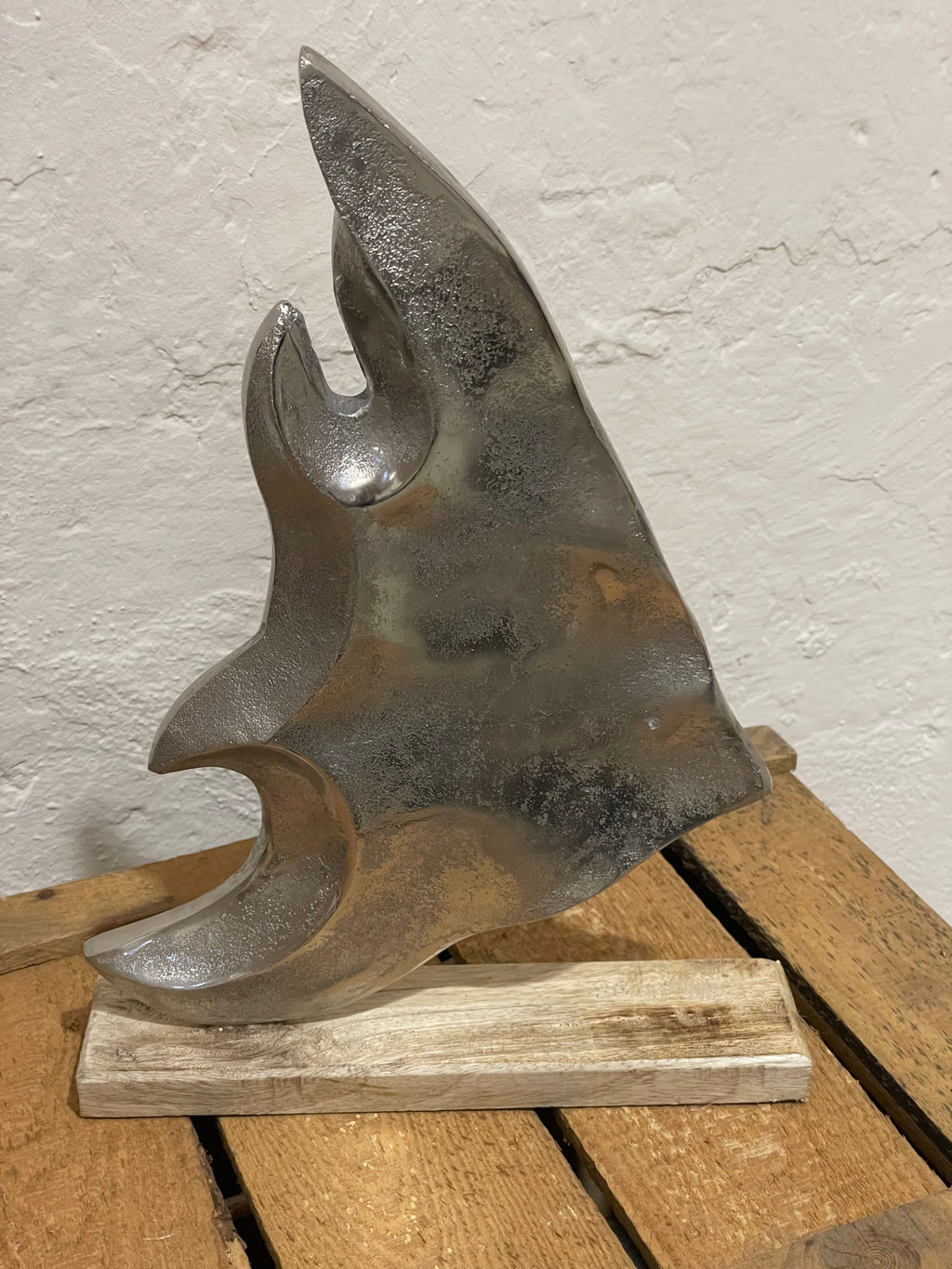 Metallskulptur Schwertfisch klein