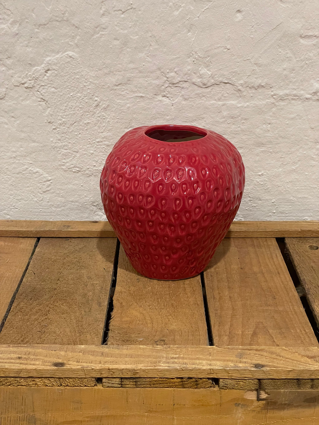 Erdbeer-Vase groß