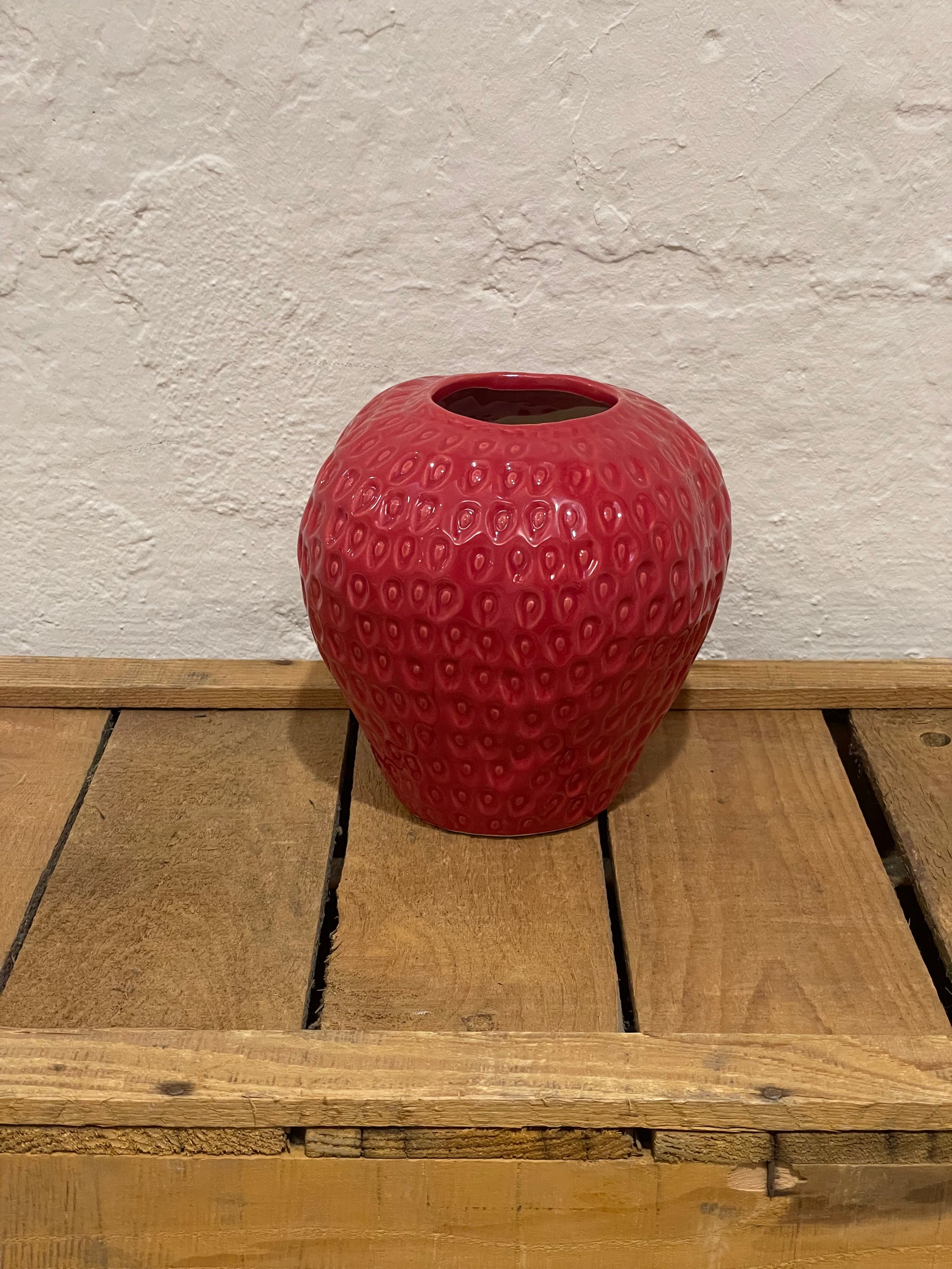 Erdbeer-Vase groß