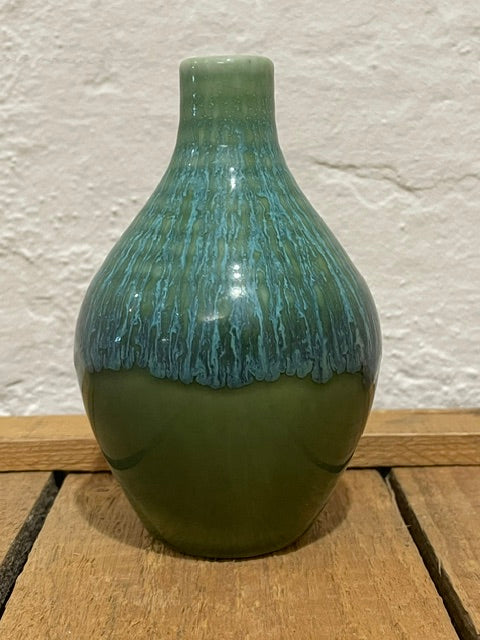 Vase seegrün -M-
