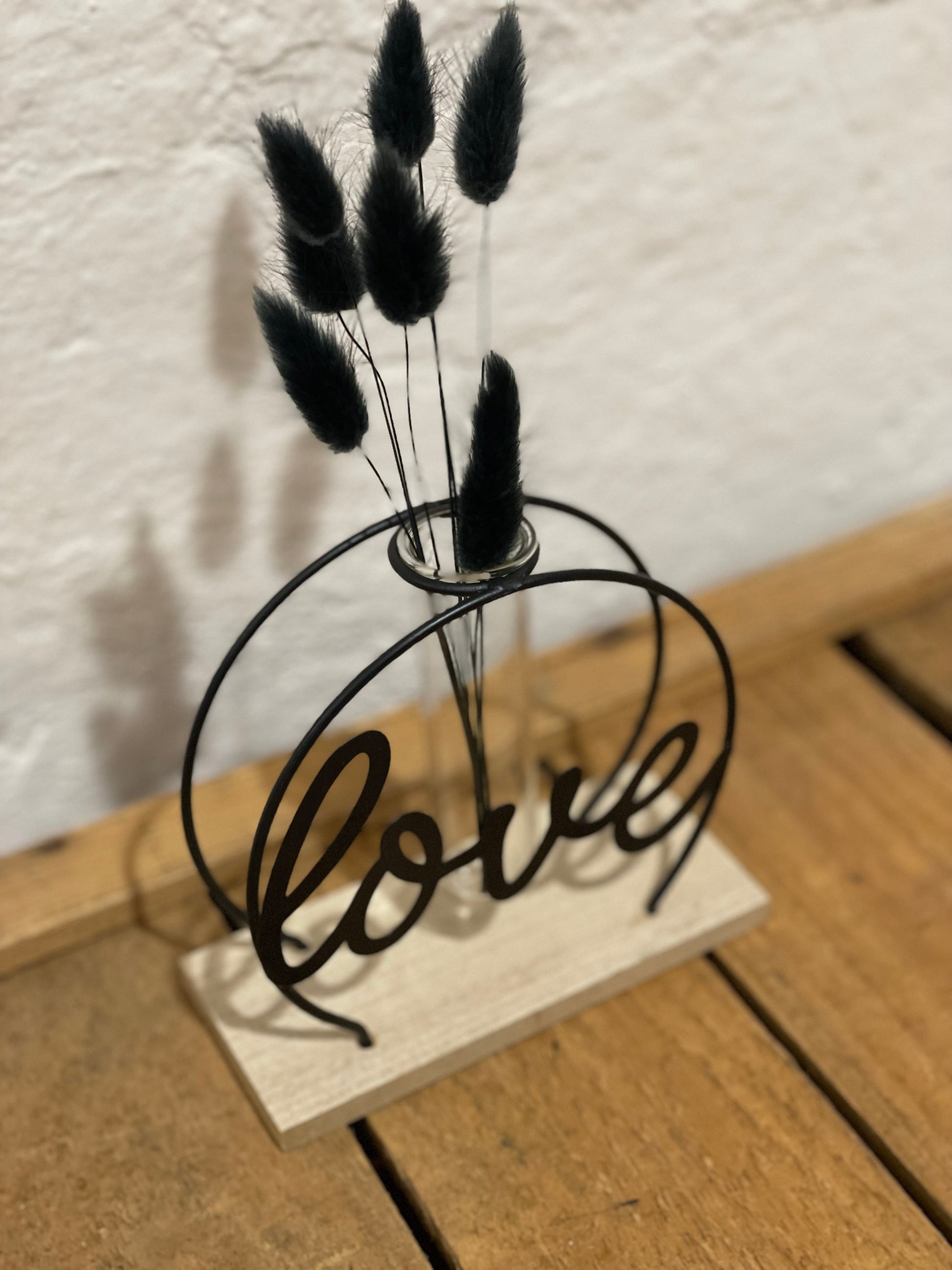Metallständer "love"