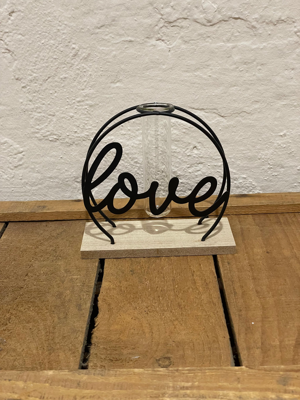 Metallständer "love"