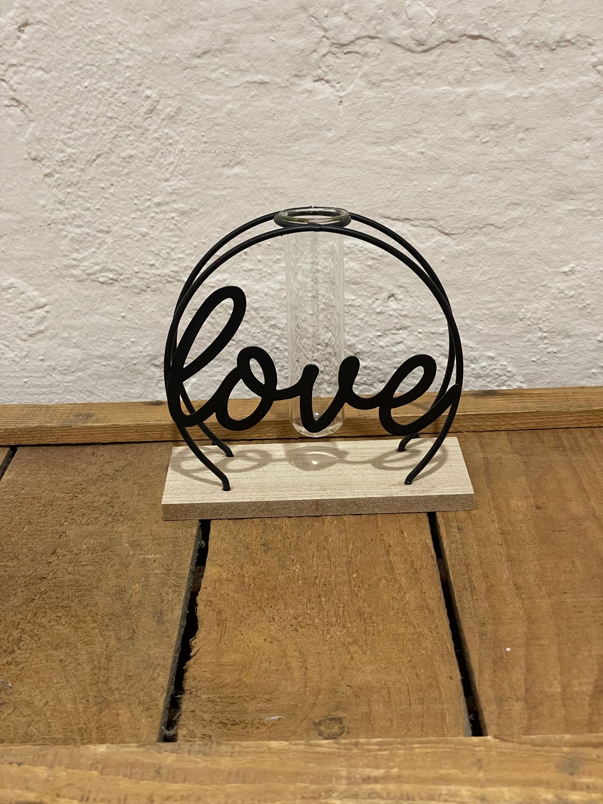 Metallständer "love"