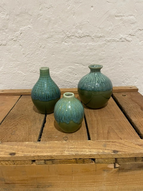 Vase seegrün -S-